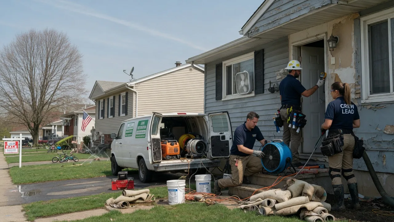 Flood Cleanup in La Fontaine, IN near me